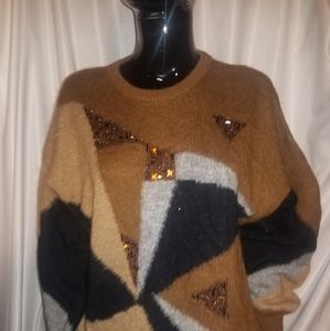 Escada Margaretha Ley fab vintage sweater size 40
